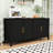 Sideboard with Storage Cabinet and Shelves