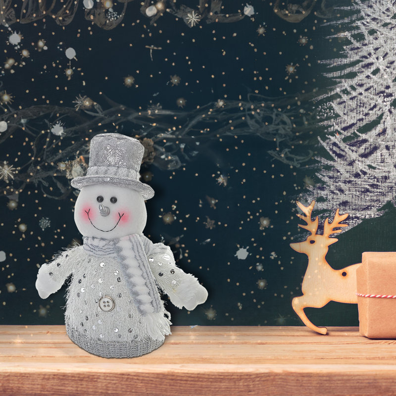 Christmas Iitter Glam Snowman Sitter 9 po