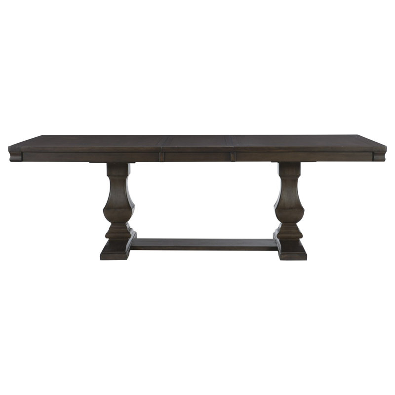 Vanbuskirk Extendable Dining Table, Brown, 30.5" H x 76.5" W x 40" D