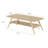 Latisia 41" Wide Solid Wood Coffee Table-592162094