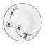 Black Orchid Rimmed Serving Bowl
