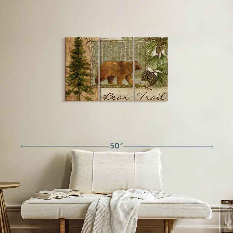 Sentier des ours, H 20 po x l 33 po