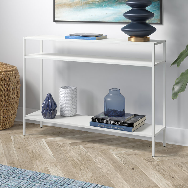 Console Aisha, Blanc mat, H 30 po x l 42 po x P 10 po