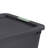 Sterilite 12 Pack 45 Gallon Wheeled Latch Tote, Stackable Plastic Storage Bin