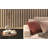 94" x 12.6" Acoustic Wood Wall Paneling, Decorative Soundproof Panels for Walls and Ceilings, 3D Slat Wood Wall Panels-100663771