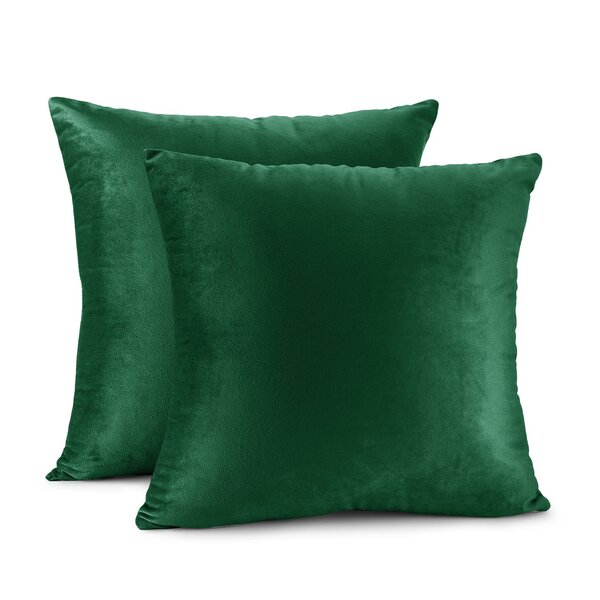 Wide Wale Corduroy 18x18 Green Throw Pillow | Pillow Decor