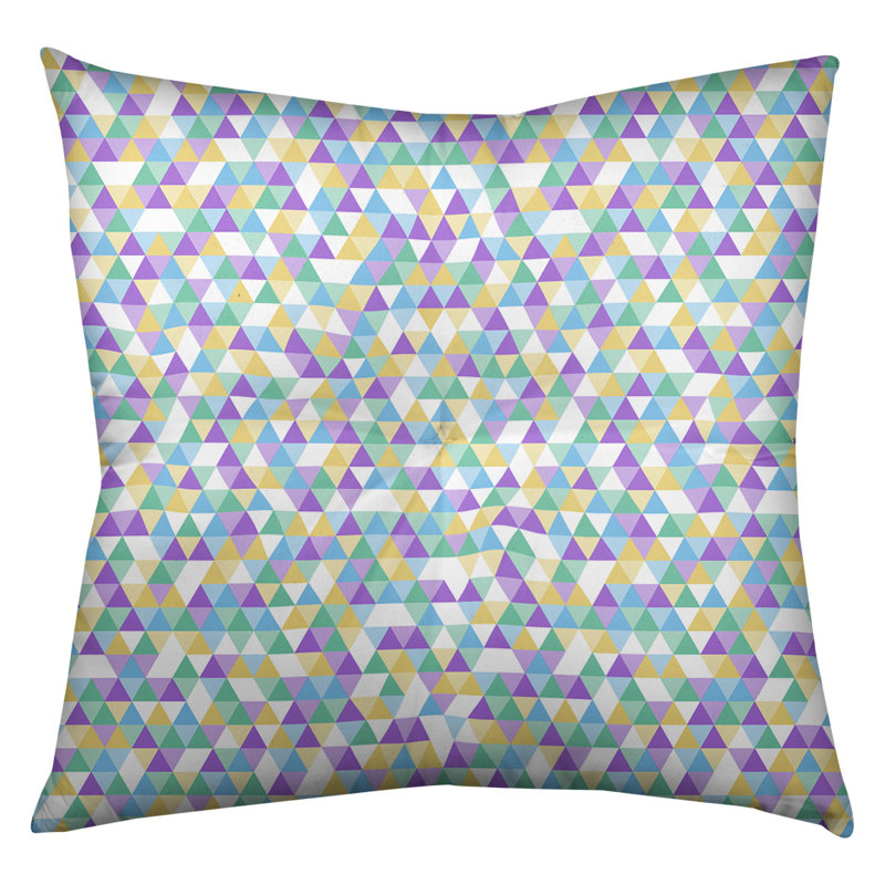 Coussin de sol Katelyn Elizabeth, 26 po x 26 po, Bleu