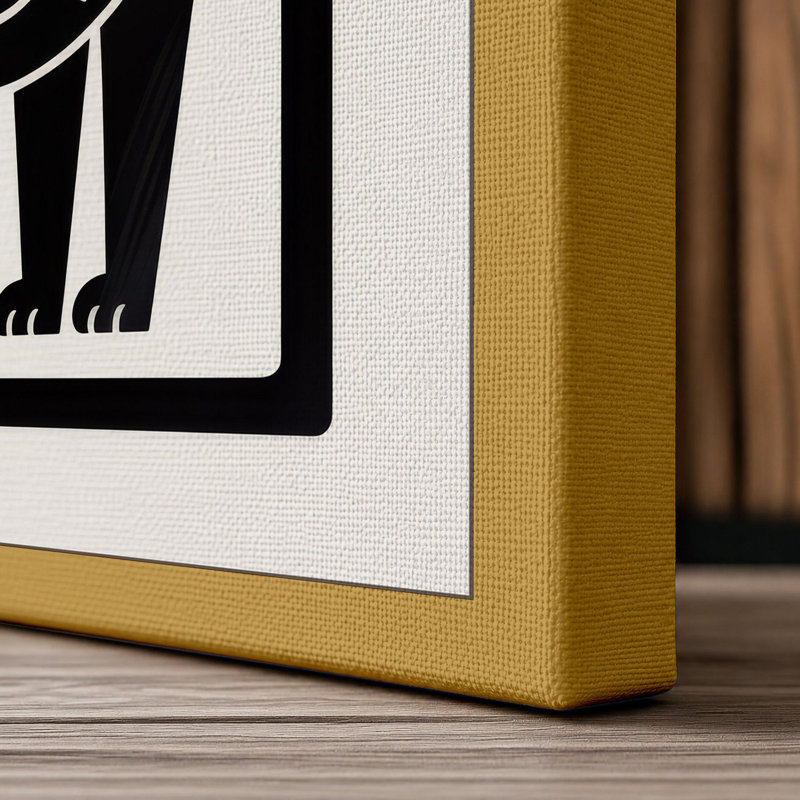 Print, 36x24 - 91.4 x 61.0 cm, Ochre Border