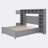 Michiya Bookcase Bed