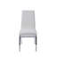 Ensemble de 2 chaises d'appoint en cuir synthétique blanc Pervis