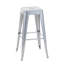 Tabourets de bar 30 po en métal, sans dossier, de 4, amovibles, faciles à assembler, conçus pour un îlot de cuisine, un bar, une salle à manger, un comptoir de fer de 30 po imperméable et robuste, espace pour assembler une charge élevée