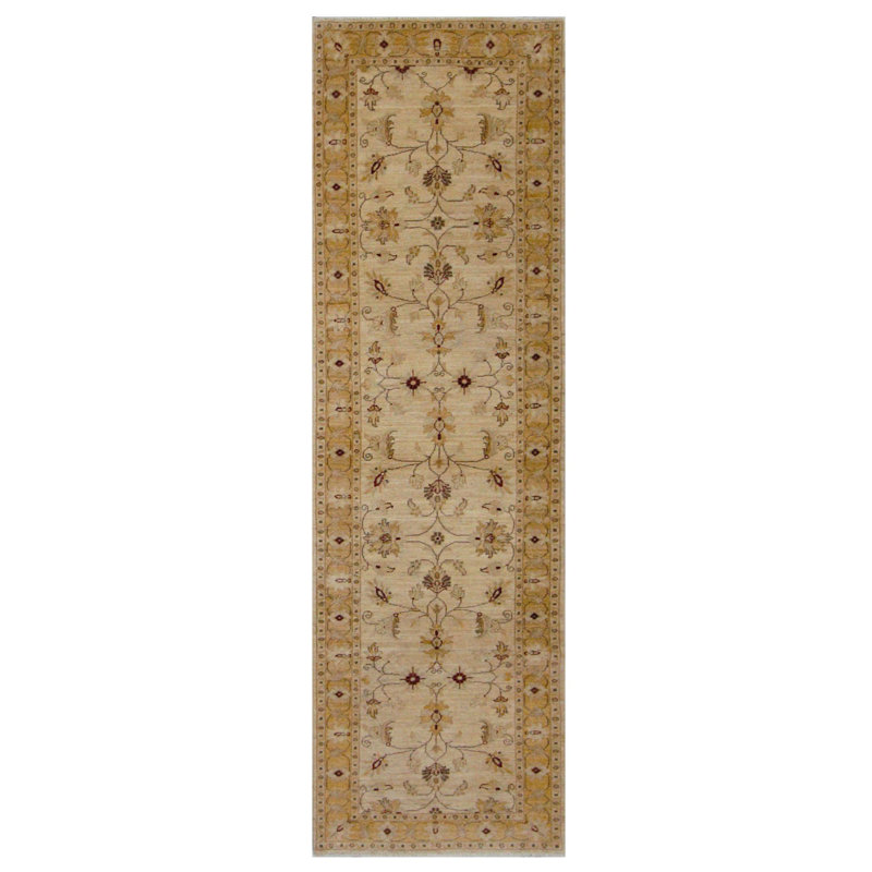 Davey Hand Knotted 3x10 Ivory Runner