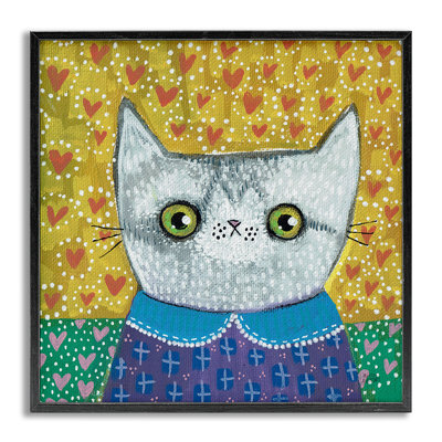Chaton avec des motifs amusants, art giclée par Melissa Averinos