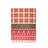 Fall Winter Cotton Plaid Embroidered Dish Cloth Kitchen Towel
