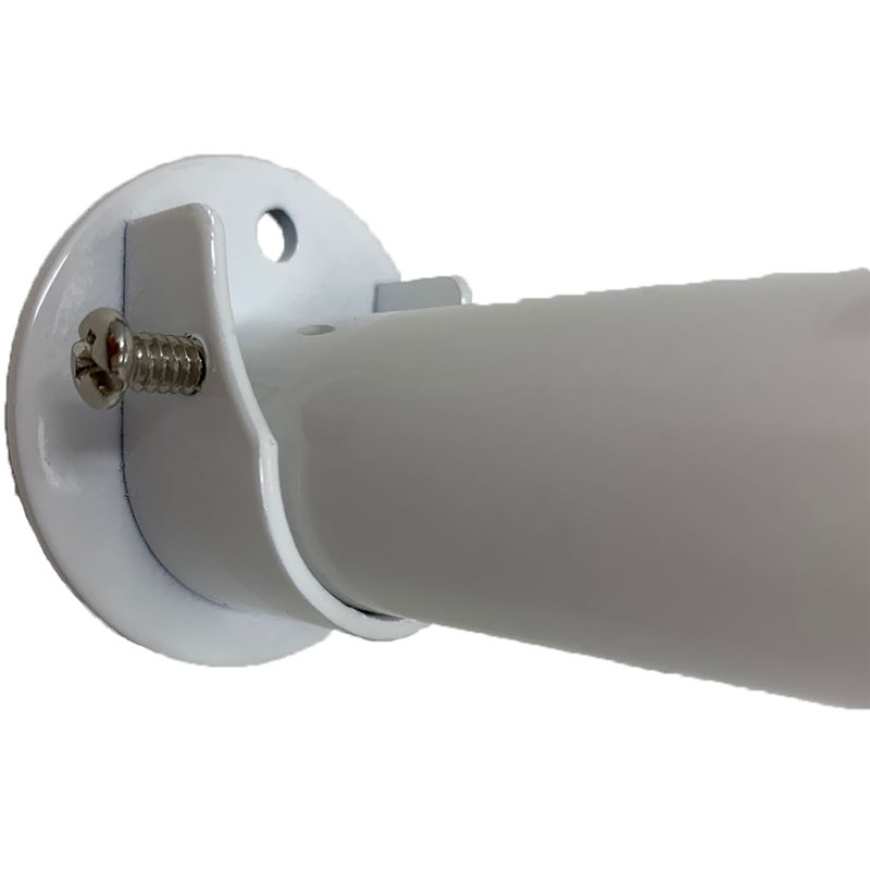 Support de fixation pour rideau intérieur Petillo, Blanc lustré, H 1 po x l 2 po x P 2 po
