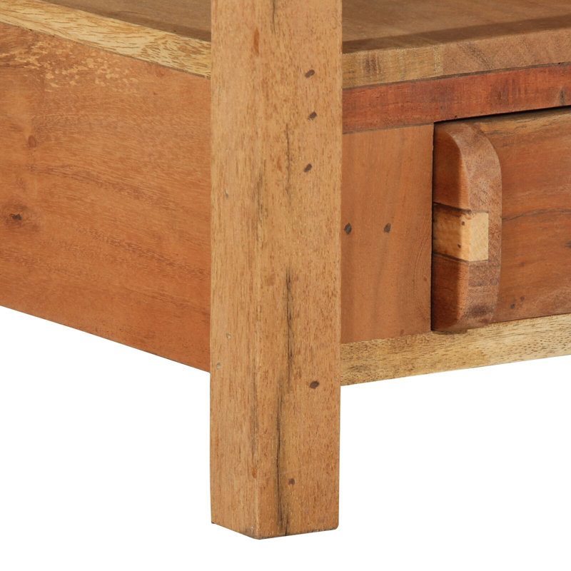  Meuble télé 83 x 33 x 46 cm en bois massif récupéré