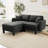 Boucle Fabric 2-seater Loveseat Sofa Couch with Distinctive Shell-shaped Armrests, Removable Ottoman and Cylindrical Legs for Modern Living Spaces-193353493
