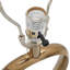 Lampe de table 19,7 po grise