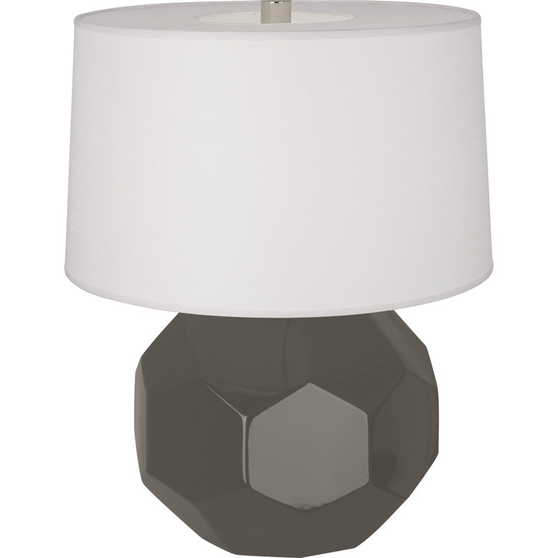 Franklin Table Lamp, 16.5" H x 12.5" W x 12.5" D, Ash