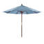 Parasol de marché octogonal 9 'x 9' Manford Austerio-1323865861