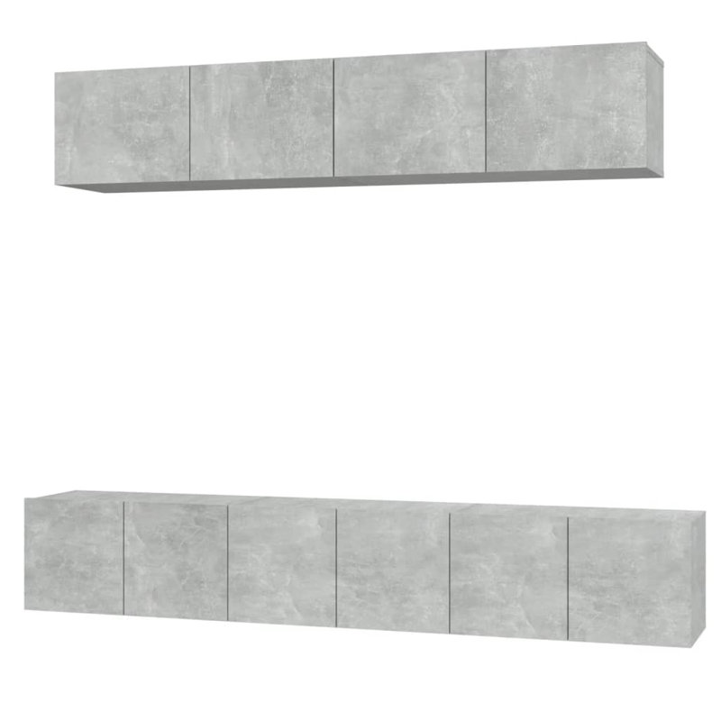 Leyani TV Stand for TVs up to 78", Concrete Grey