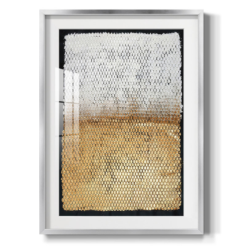 Printed Alabaster I -Framed Print, Silver, 28.5'' H x 20.5'' W