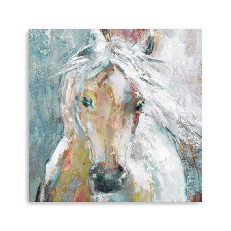 «Whimsical Horse», impression murale sans cadre