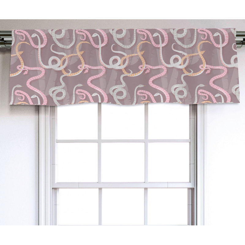 Sateen Ruffled Window Valance