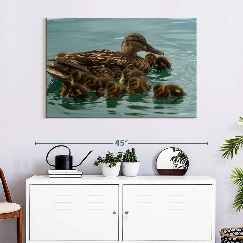 Brampt Duck Family Huddle, 26" H x 39" W