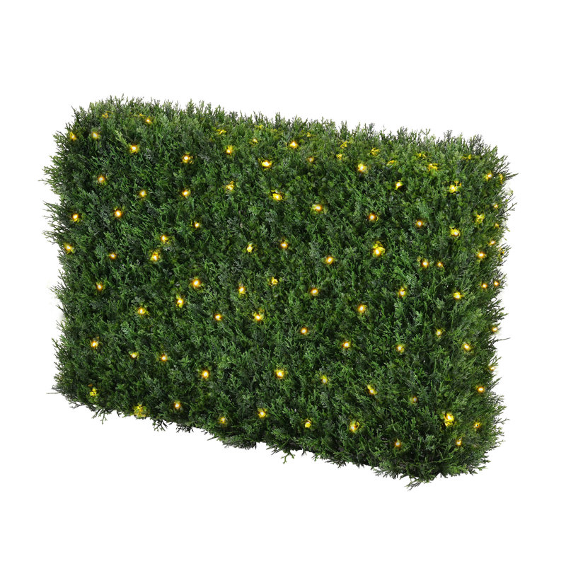 Haie de cèdre artificielle de 72 po Vickerman, H 72 po x l 16 po 