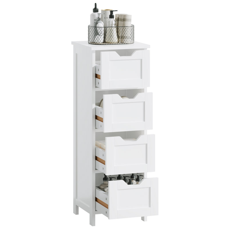 Armoire de salle de bain avec 4 tiroirs