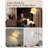 Dimmable Mid-Century Modern Floor Lamp With Adjustable Shade & Remote, Sturdy Arc Standing Light For Living Room