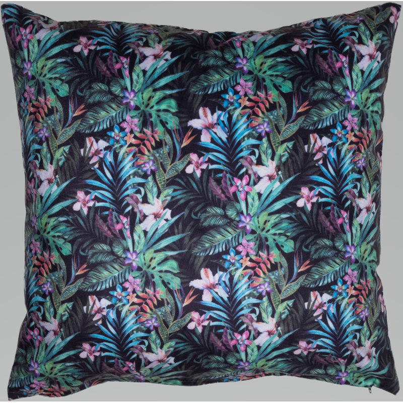 Angeleque Floral Multicoloured Square Throw Cushion