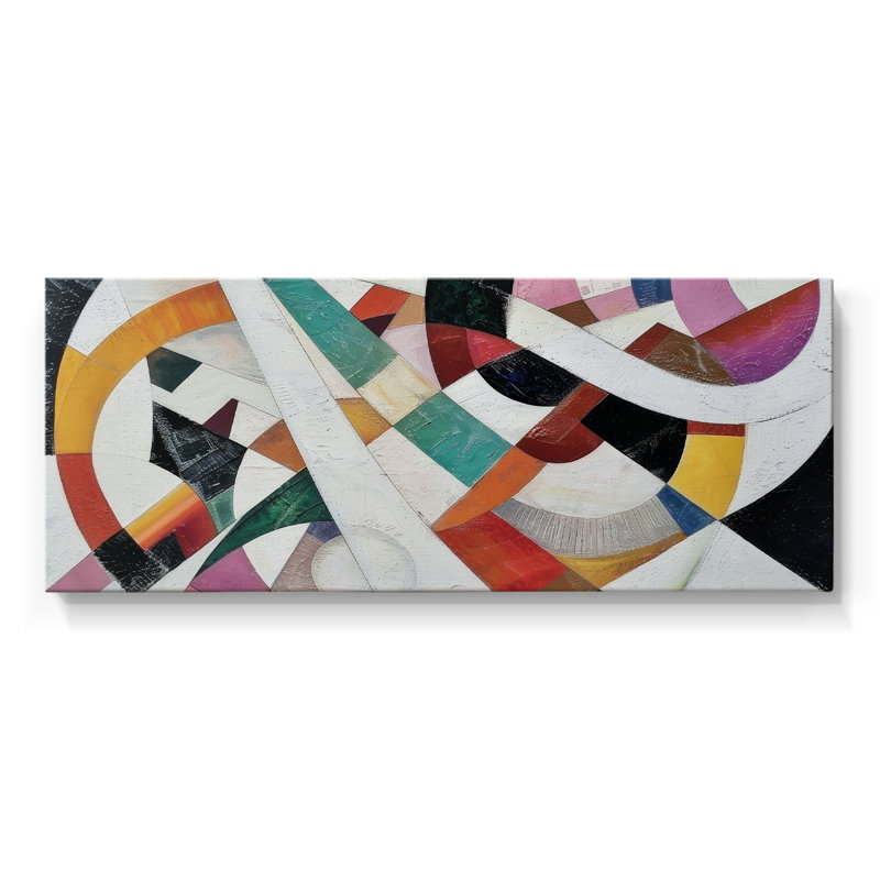 Abstract Series 1 #XL-Wide Gallery Wrapped Canvas, 12" H x 30" W