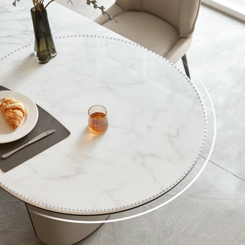 Table de salle à manger italienne de luxe minimaliste et légère