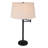 Andarius 1 Light Table Lamp With Oil Rubbed Bronze Finish And Natural Tan Shade