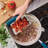 Rachael Ray Kitchen Prep, Garbage Bowl With Lid, Bench Scrape, Veggie Peeler, 4-Piece Set, Marine Blue-118026459