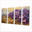 Lavande, fleurs d'hortensia sur glissade en bois - Art mural hortensia - Art mural traditionnel-2129727291-2129727292