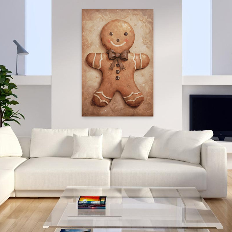 Art contemporain givré et fantaisiste, H 48 po x l 32 po