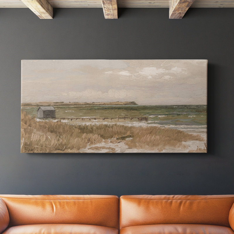 Série nautique-CCCCXVI- Toile tendue avec châssis - Prêt à accrocher, H 24 po x l 48 po