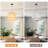 4-Light White Dimmable Drum Chandelier With Fabric Shade Dining Chandelier White Chandelier