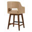 Tabouret de comptoir en similicuir Lainey-1001721307