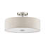 Arianny Linen Blend Semi Flush Mount-267153823