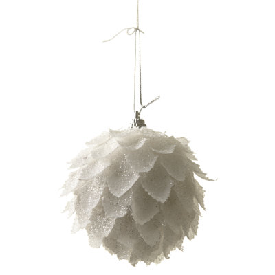 Fethered Ball Ornament