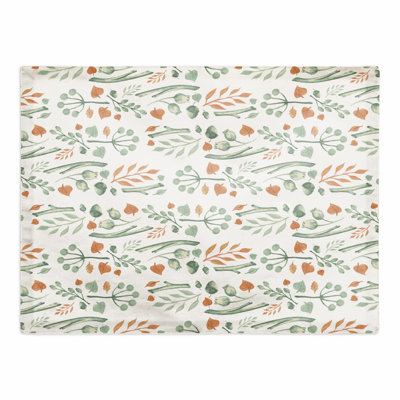Polyester Floral Rectangle Placemat