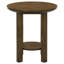 Table de bout Crispin Brown 22 po