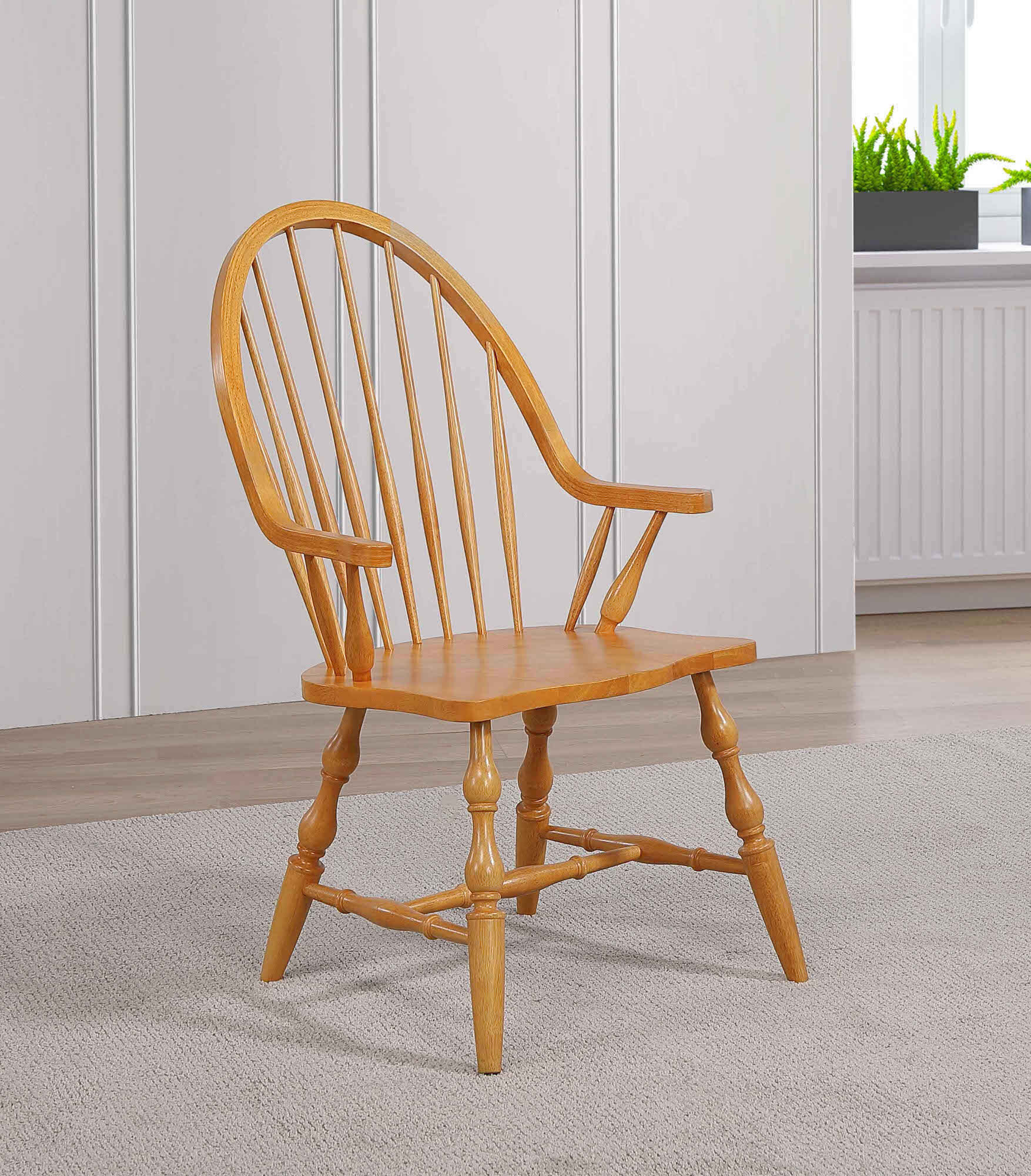 Spindle windsor discount back side chair