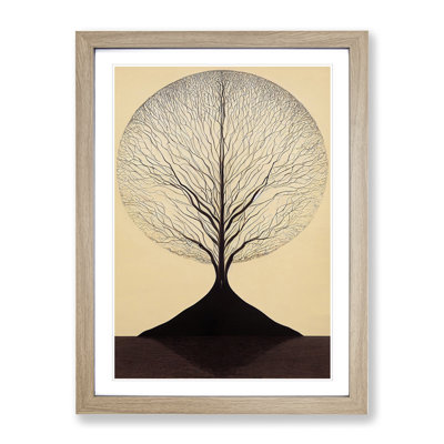 Antique Tree No.4 - Single Picture Frame Print