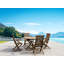 Grimbert Outdoor 5 - Piece Teak Dining Set