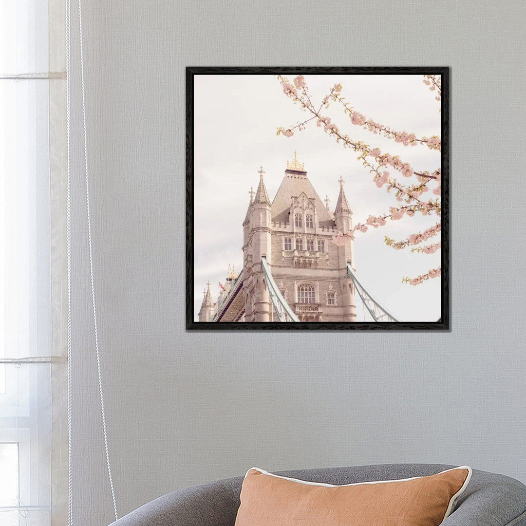 London Tower Bridge In Spring - Print on Canvas